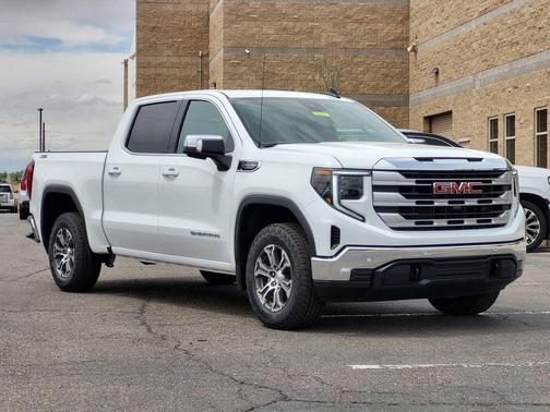 Summit White 2026 GMC Sierra 1500 SLE