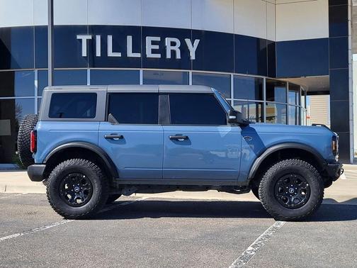 Blue 2024 Ford Bronco Wildtrak