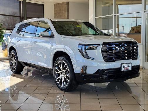 Glacier White 2026 GMC Acadia AWD Denali Ultimate