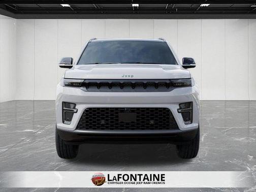 Bright White Clearcoat 2026 Jeep Grand Wagoneer Summit Obsidian