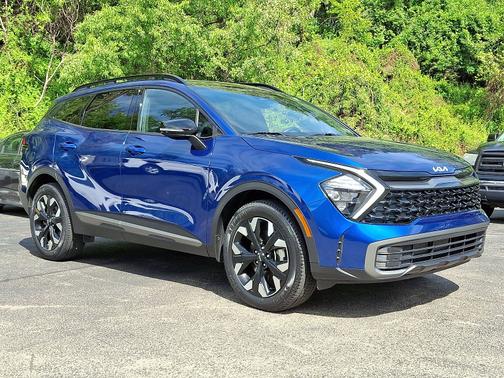 Sapphire Blue 2023 Kia Sportage X-Line