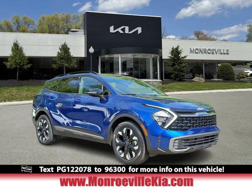Sapphire Blue 2023 Kia Sportage X-Line