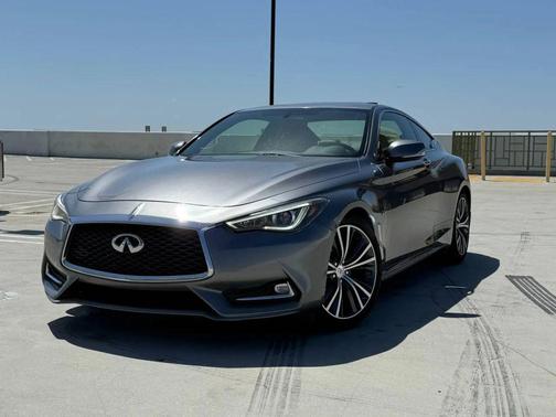 Graphite Shadow 2018 INFINITI Q60 3.0T LUXE