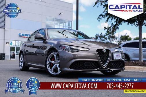 Imola Titanium Metallic 2019 Alfa Romeo Giulia Ti Sport
