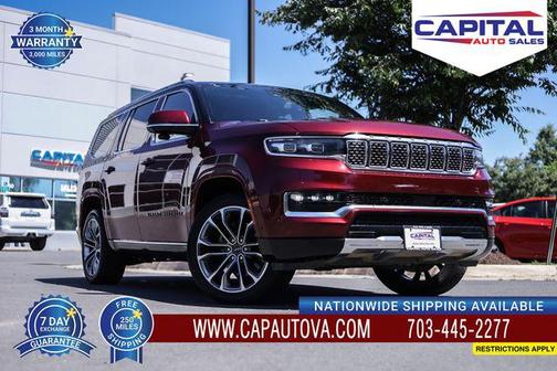 Velvet Red Pearlcoat 2022 Jeep Grand Wagoneer Series III 4x4