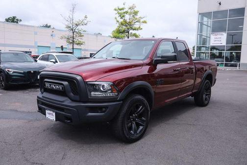 Delmonico Red Pearlcoat 2022 RAM 1500 Classic Warlock Quad Cab 4x4 6'4' Box