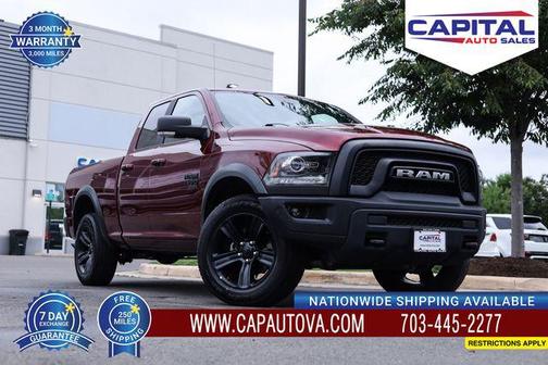 Delmonico Red Pearlcoat 2022 RAM 1500 Classic Warlock Quad Cab 4x4 6'4' Box