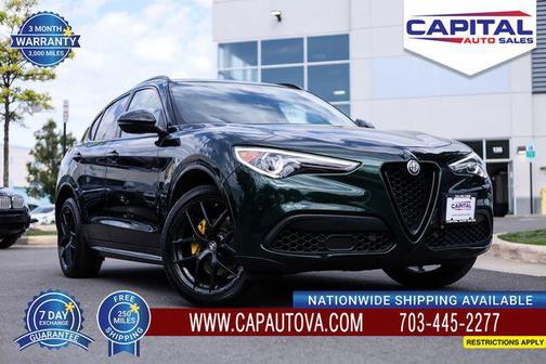 Verde Visconti Metallic 2021 Alfa Romeo Stelvio Ti