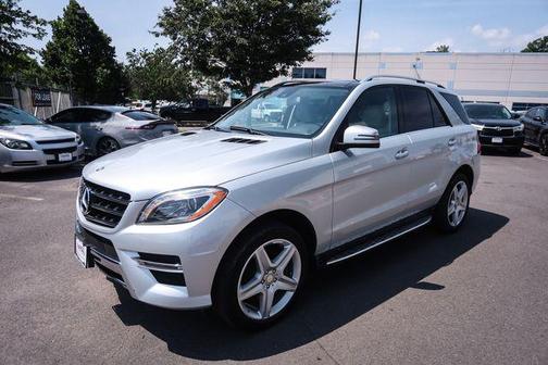 Silver 2015 Mercedes-Benz M-Class 4MATIC