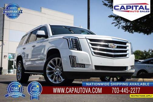 Crystal White Tricoat 2017 Cadillac Escalade Luxury