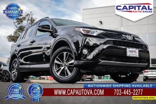 Black 2017 Toyota RAV4 XLE