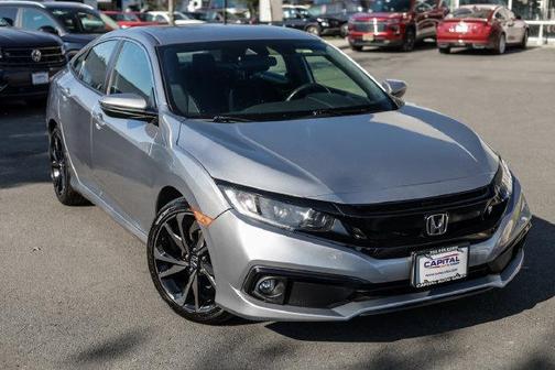 Silver 2019 Honda Civic Sport