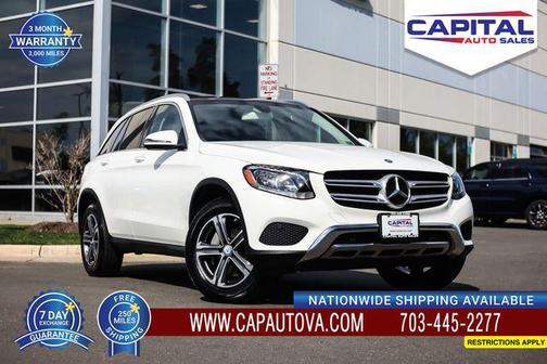 White 2017 Mercedes-Benz GLC 300 4MATIC