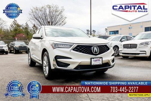 White Diamond Pearl 2019 Acura RDX Base
