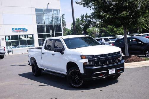 Summit White 2022 Chevrolet Silverado 1500 Limited Custom Trail Boss