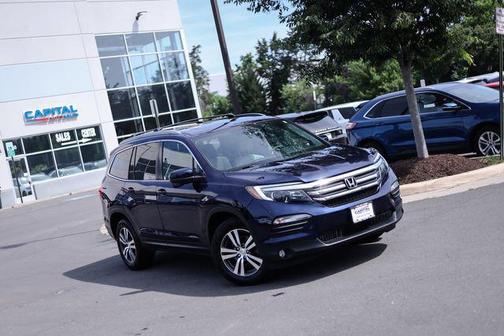Blue 2017 Honda Pilot EX-L