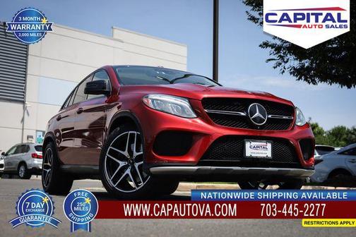 designo Cardinal Red Metallic 2017 Mercedes-Benz AMG GLE 43 Coupe 4MATIC