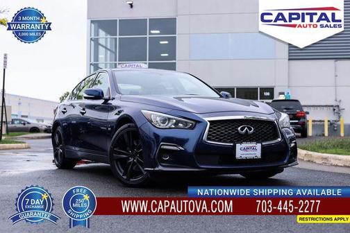 Iridium Blue 2019 INFINITI Q50 3.0t Signature Edition