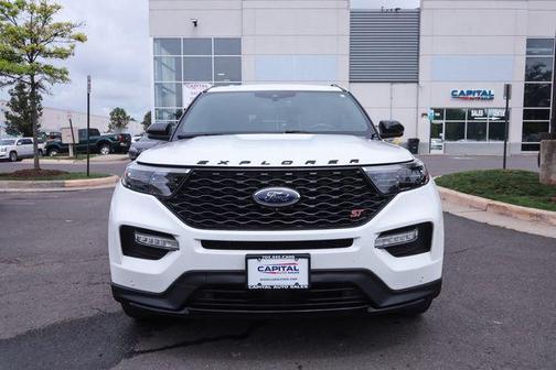 Star White Metallic Tri-Coat 2020 Ford Explorer ST