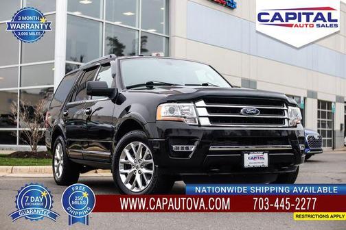 Shadow Black 2016 Ford Expedition Limited