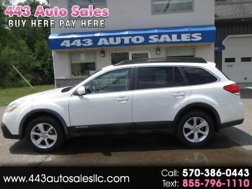 Satin White Pearl 2014 Subaru Outback 2.5i Premium