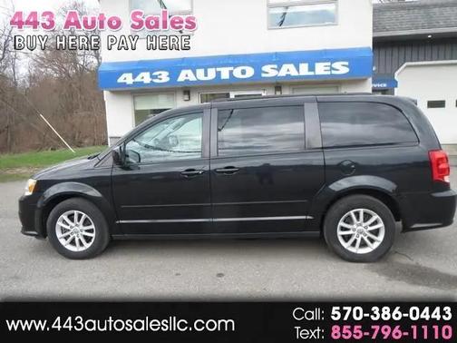 Brilliant Black Crystal Pearlcoat 2016 Dodge Grand Caravan SXT