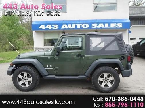 Green 2009 Jeep Wrangler X