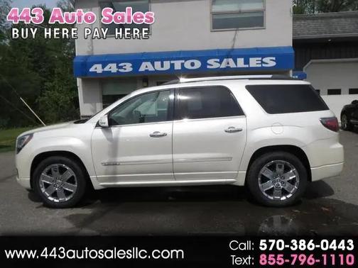 White 2014 GMC Acadia Denali
