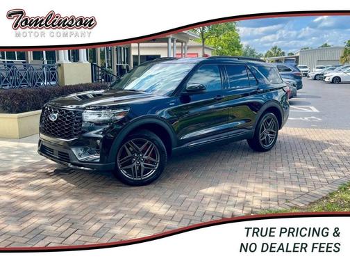 Black 2025 Ford Explorer ST-Line