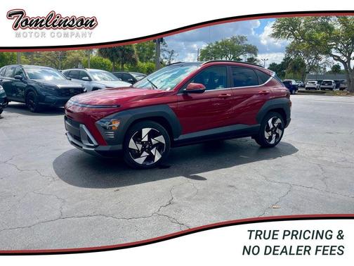Ultimate Red Metallic 2024 Hyundai KONA Limited