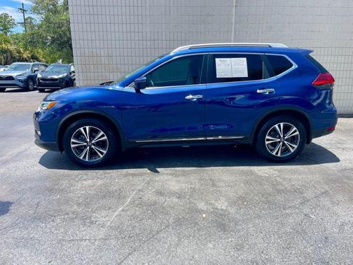 Caspian Blue 2017 Nissan Rogue SL