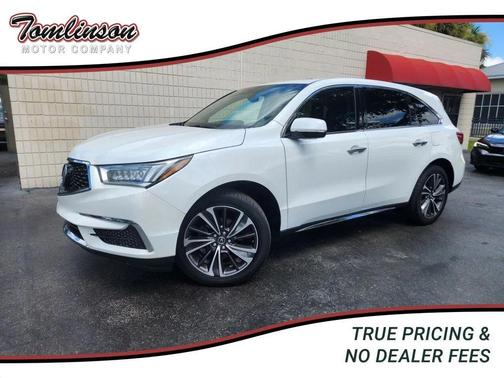 WHITE 2020 Acura MDX 3.5L w/Technology Package