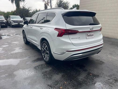WHITE 2022 Hyundai SANTA FE Calligraphy