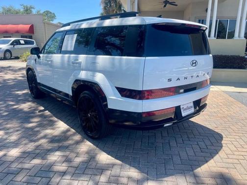 Serenity White 2025 Hyundai SANTA FE Calligraphy