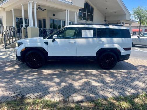 Serenity White 2025 Hyundai SANTA FE Calligraphy