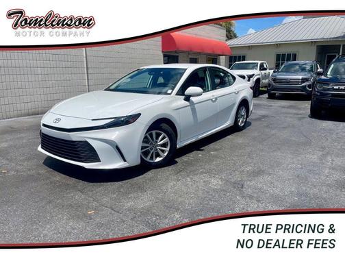 White 2025 Toyota Camry LE