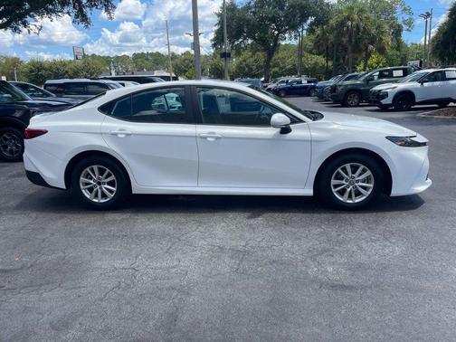 White 2025 Toyota Camry LE