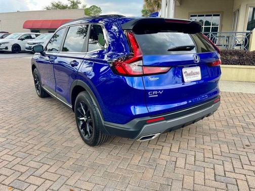 Blue 2025 Honda CR-V Hybrid Sport AWD