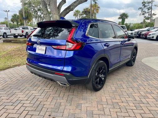 Blue 2025 Honda CR-V Hybrid Sport AWD