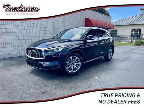 Hermosa Blue 2025 INFINITI QX50 PURE
