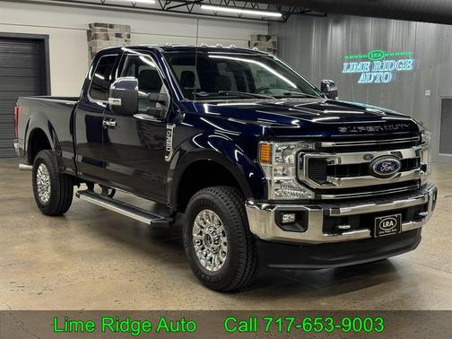 Antimatter Blue Metallic 2022 Ford F-350 XLT