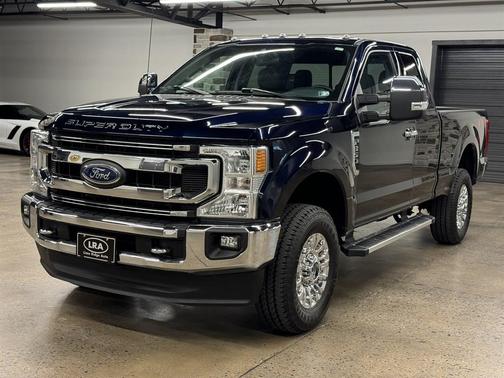 Antimatter Blue Metallic 2022 Ford F-350 XLT