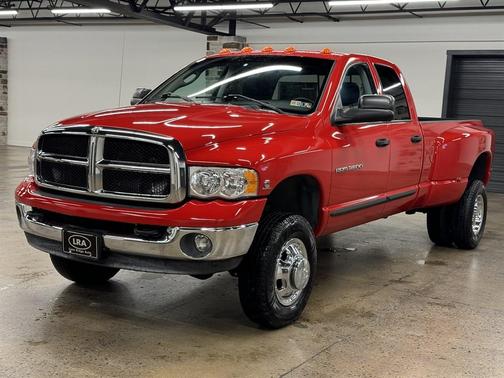 Flame Red 2003 Dodge Ram 3500 Quad Cab DRW