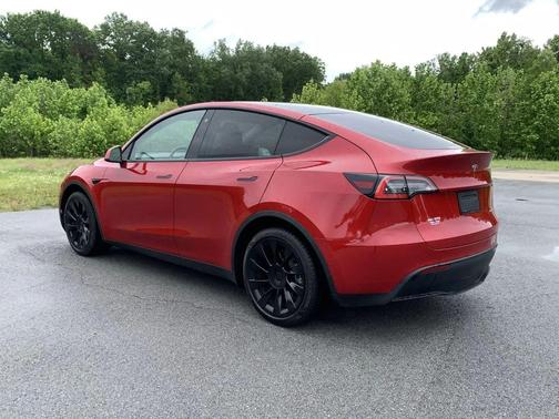 Red Multi-Coat 2021 Tesla Model Y Long Range Dual Motor All-Wheel Drive