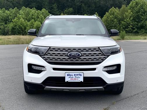 Star White Metallic Tri-Coat 2020 Ford Explorer Limited