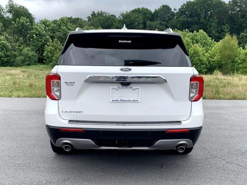 Star White Metallic Tri-Coat 2020 Ford Explorer Limited