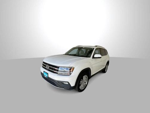 Pure White 2019 Volkswagen Atlas 3.6L SE w/Technology