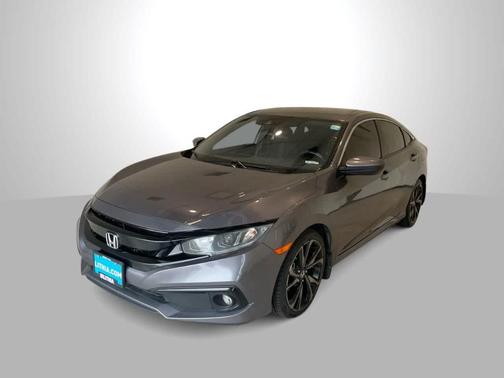 Modern Steel Metallic 2019 Honda Civic Sport