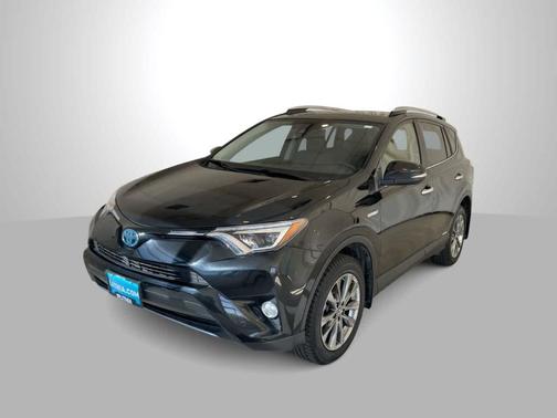 Black Sand Pearl 2018 Toyota RAV4 Hybrid Limited