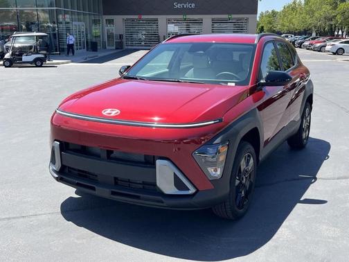 Red Metallic 2026 Hyundai KONA SEL Sport